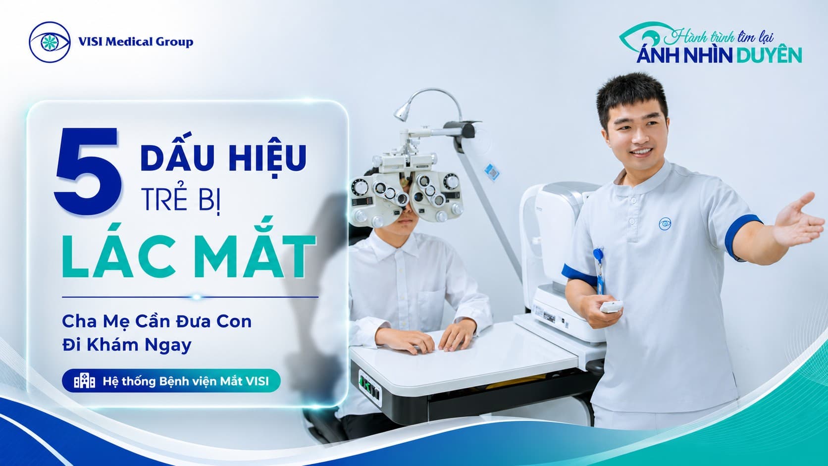 5 dấu hiệu trẻ bị lác mắt cha mẹ cần đưa đi khám ngay - VISI