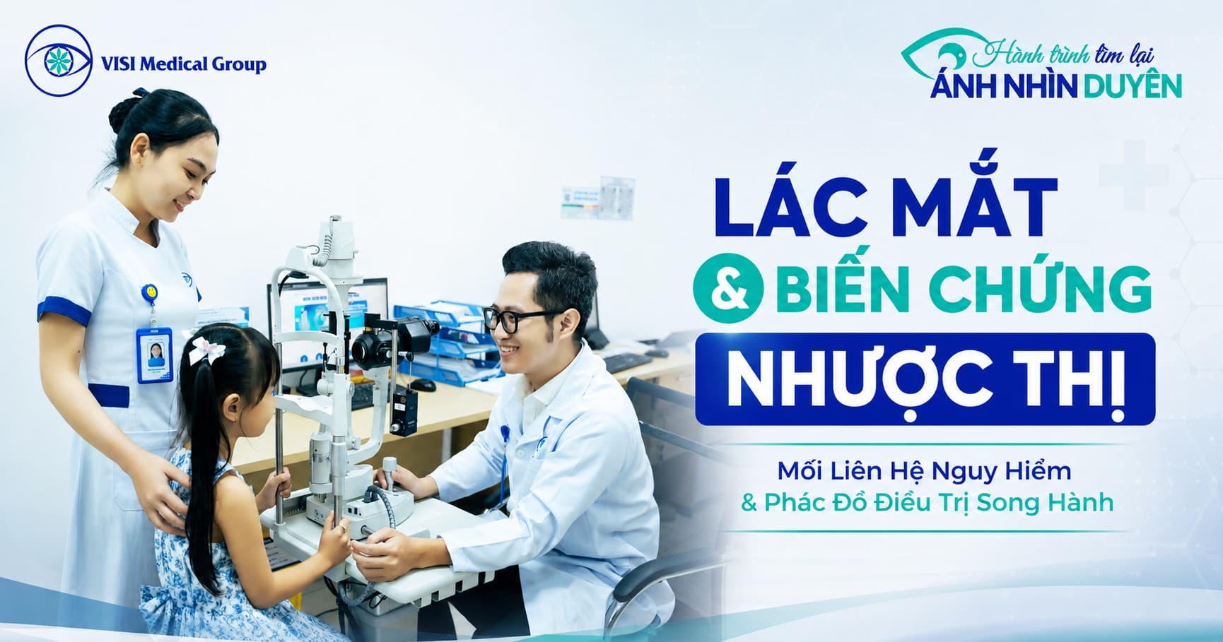 Lác mắt và nhược thị: Cặp đôi nguy hiểm đe dọa thị lực trẻ - VISI